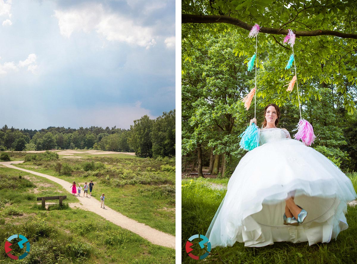 bruidsfotografen in Doorn | Helenaheuvel