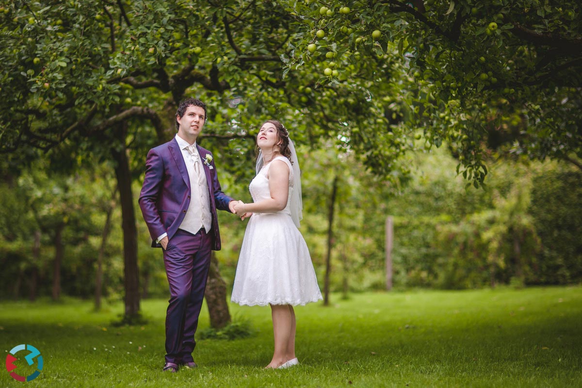 Duo fotografen bij Kasteel Geldrop