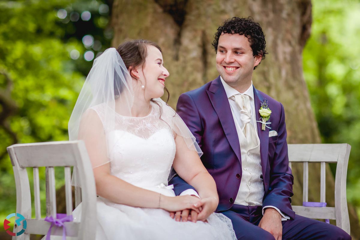 Duo fotografen bij Kasteel Geldrop