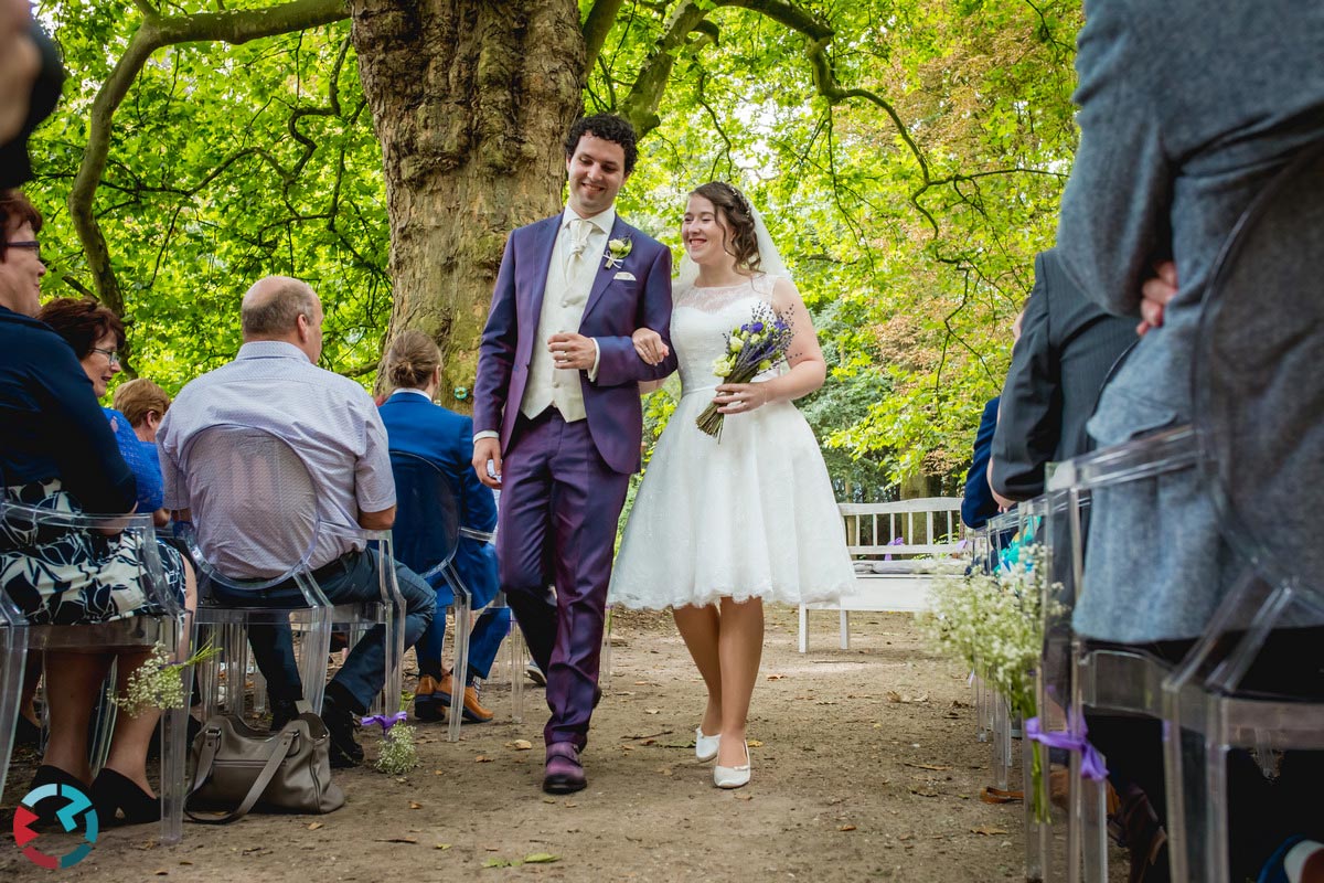 Duo fotografen bij Kasteel Geldrop