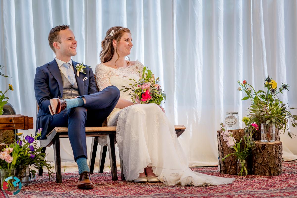 Ceremonie bij Kioskafé in Poppel