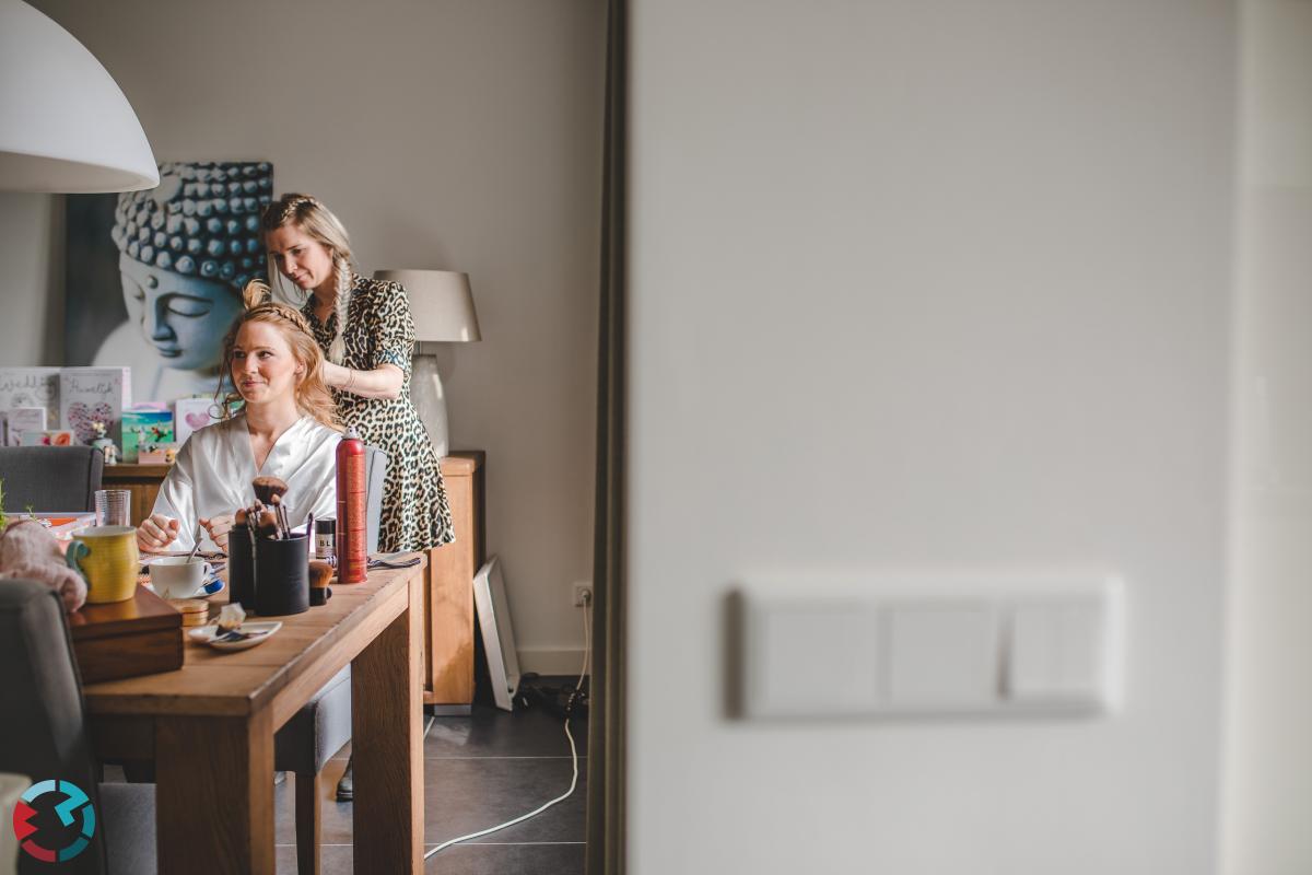 Bruidsfotografie in Tilburg bij het Klasse Theater