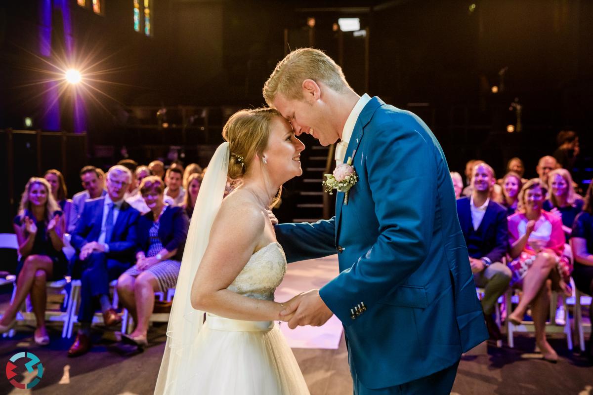 Bruidsfotografie in Tilburg bij het Klasse Theater