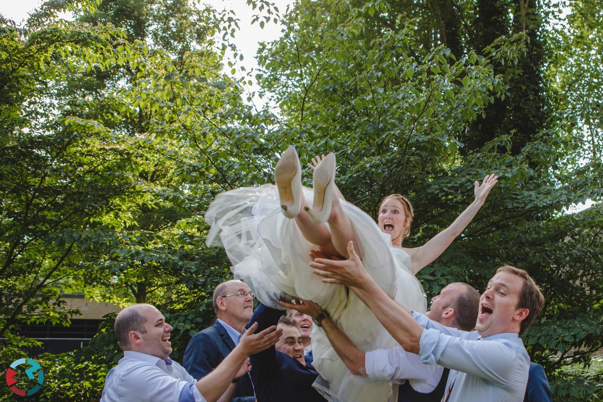 Bruidsfotografie in Tilburg bij het Klasse Theater