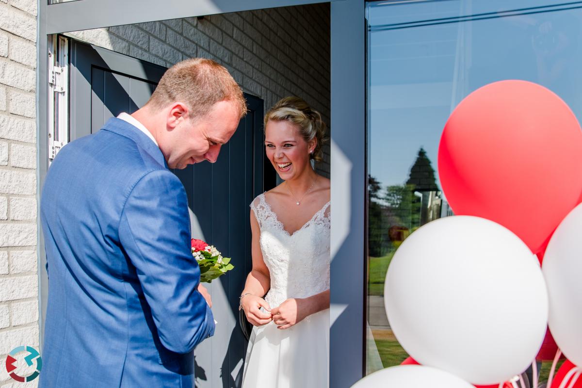 Bruidsfotografie bij Molenhof in Ravels