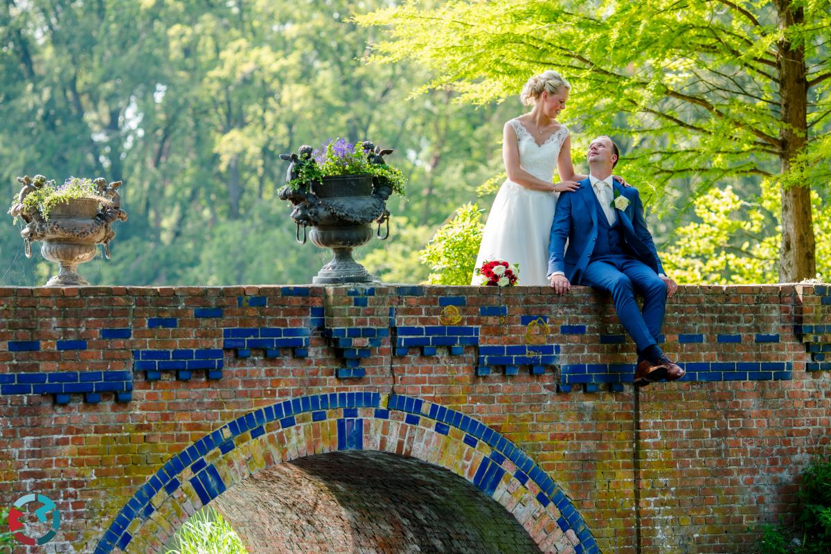 Bruidsfotografie bij Molenhof in Ravels