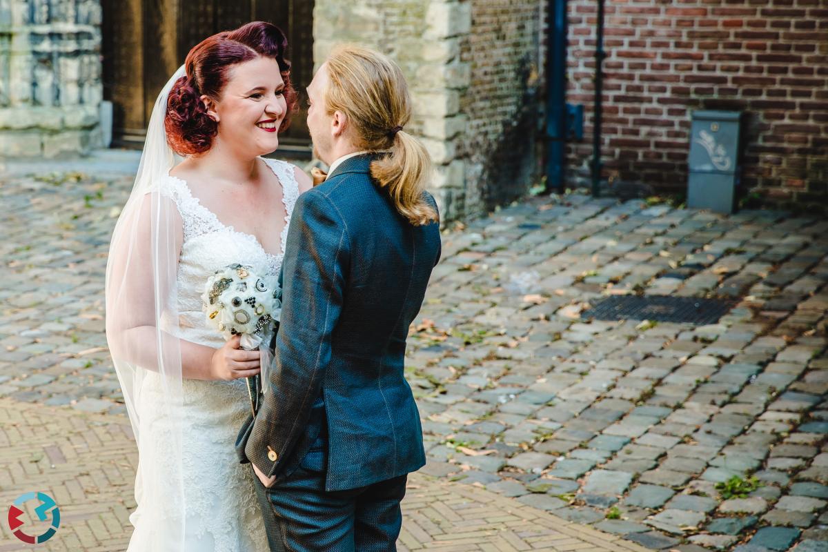 Bruidsfotografie Gouda in vintage style