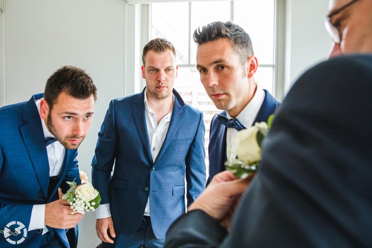 Bruiloft met veel kinderen