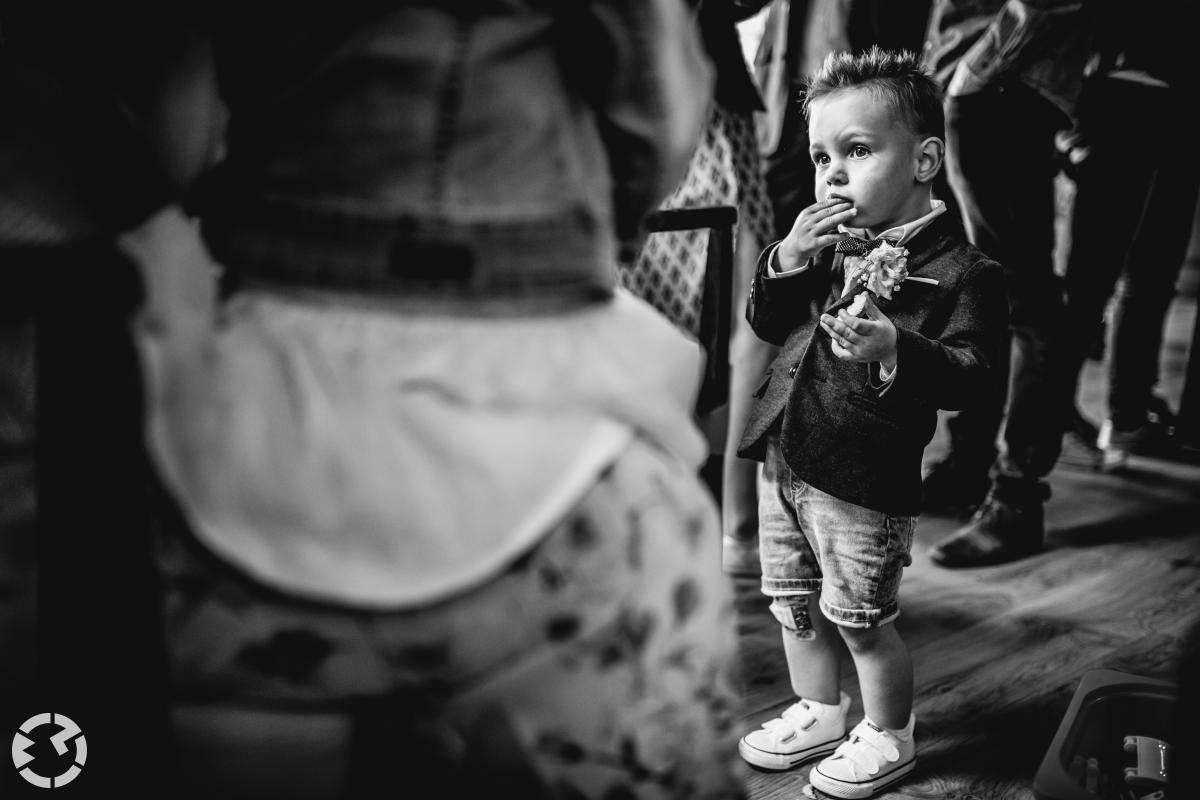 Bruiloft met veel kinderen