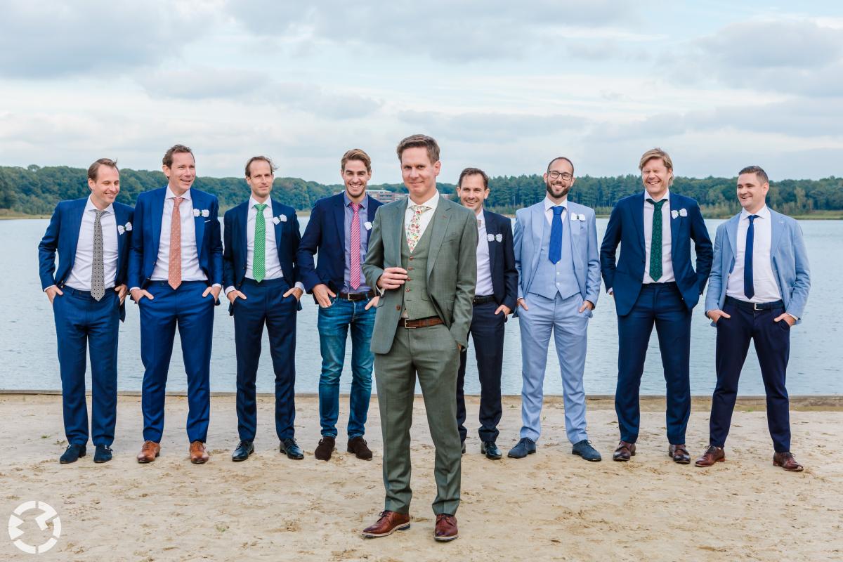 Trouwen op het strand bij het Houtse Meer