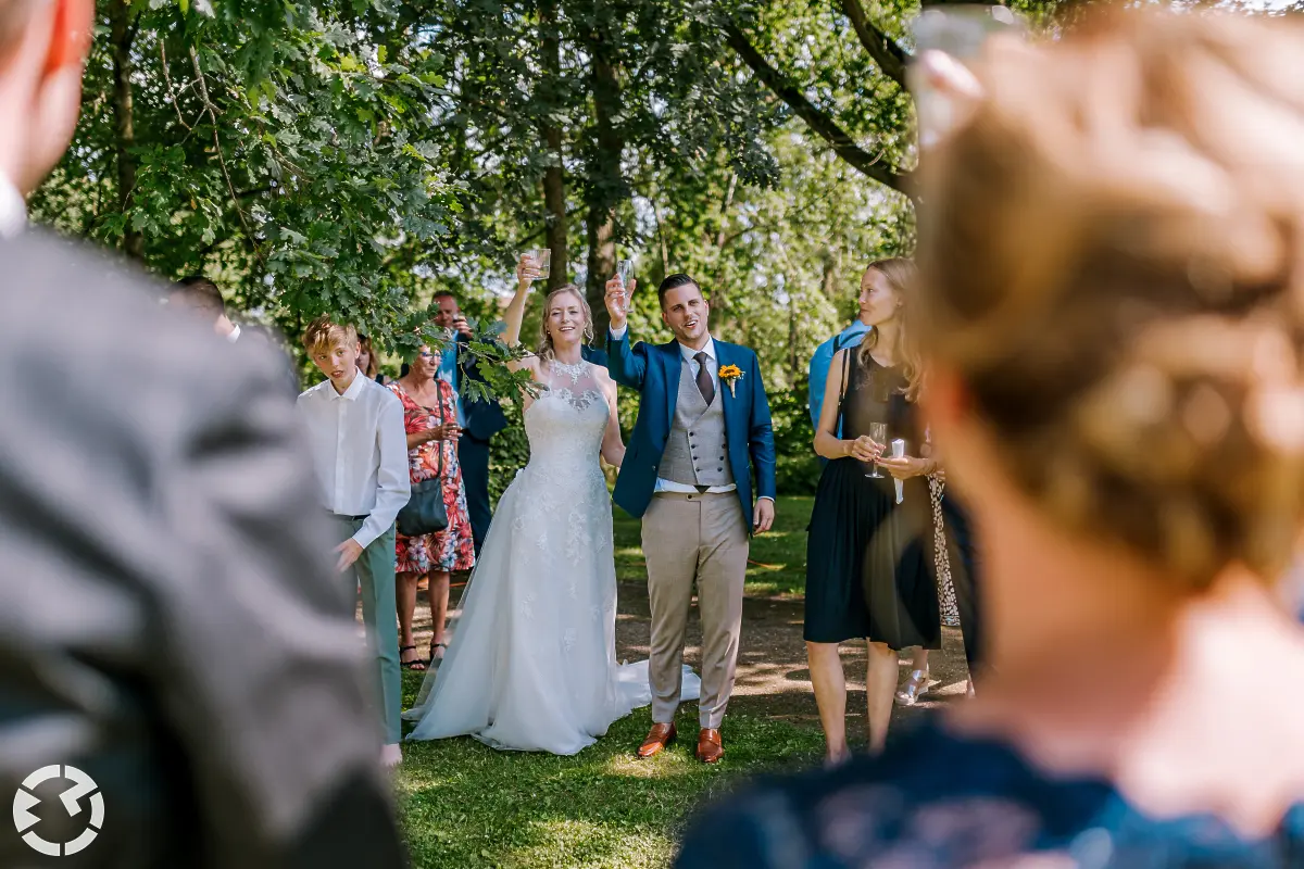 Bruidsfotografie bij kasteel Dussen