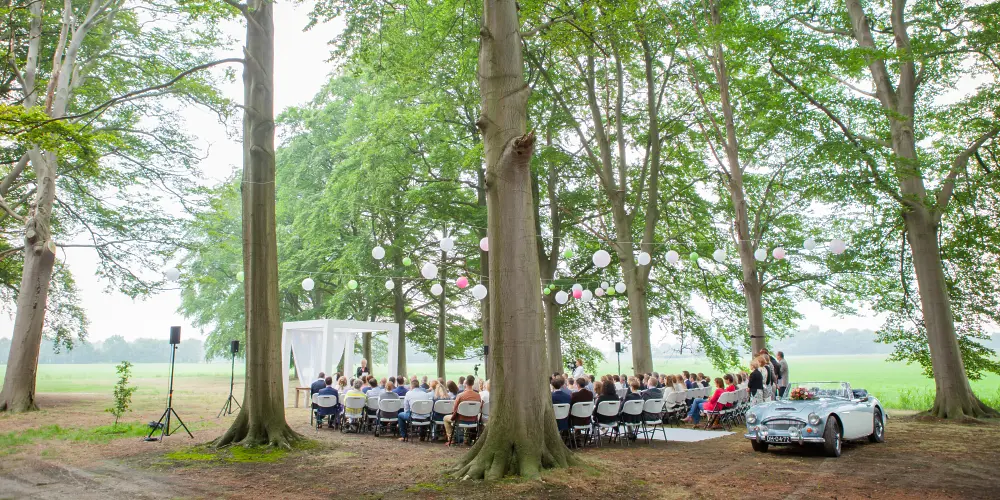 Kopfoto Trouwen bij Landgoed Ulvenhart