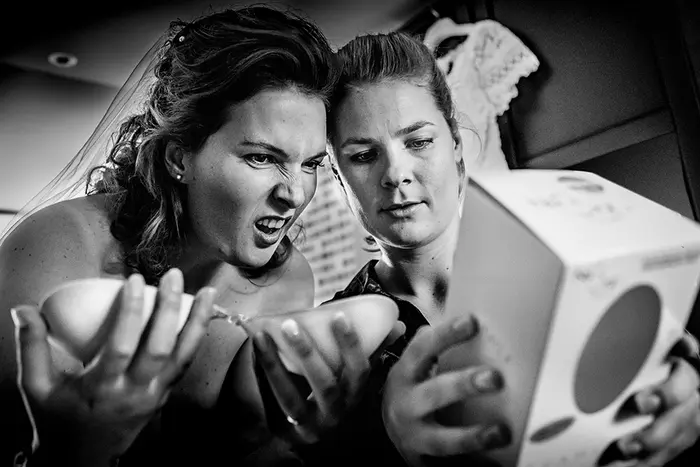 Pure momenten van bruiloft vastgelegd