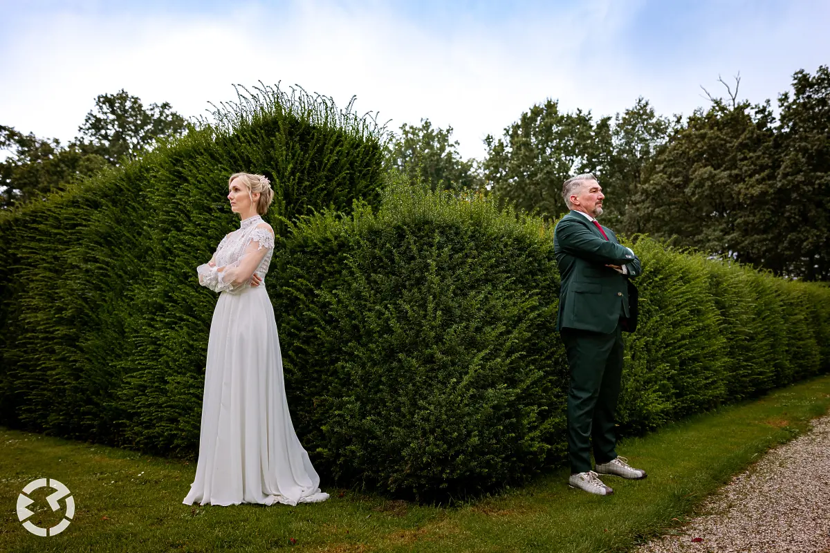 Bruidsreportage bij Landgoed en kasteel Middachten in De Steeg.