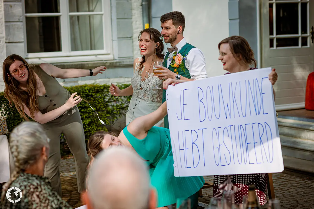 Gezellige bruiloft in Limburg